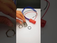 20A বড় বর্তমান ip67 মেরিন 316 স্টেইনলেস স্টীল পুশ বোতাম সুইচ