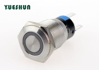 Self Locking Momentary Vandal Switch Stainless Steel Body Oxidation Resistant