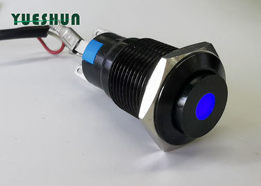 16mm ডট টাইপ পুশ বোতাম সুইচ LED আলোকিত, LED ল্যাচিং পুশ বোতাম সুইচ