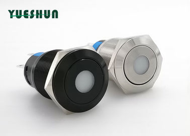 110V 220V 19mm Push Button Switch , Waterproof Push Button On Off Switch