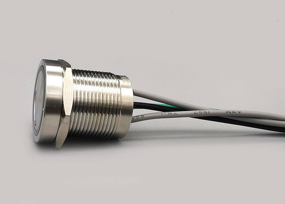 IEC529 19mm Piezoelectric সুইচ বোতাম জলরোধী 50 মিলিয়ন সাইকেল